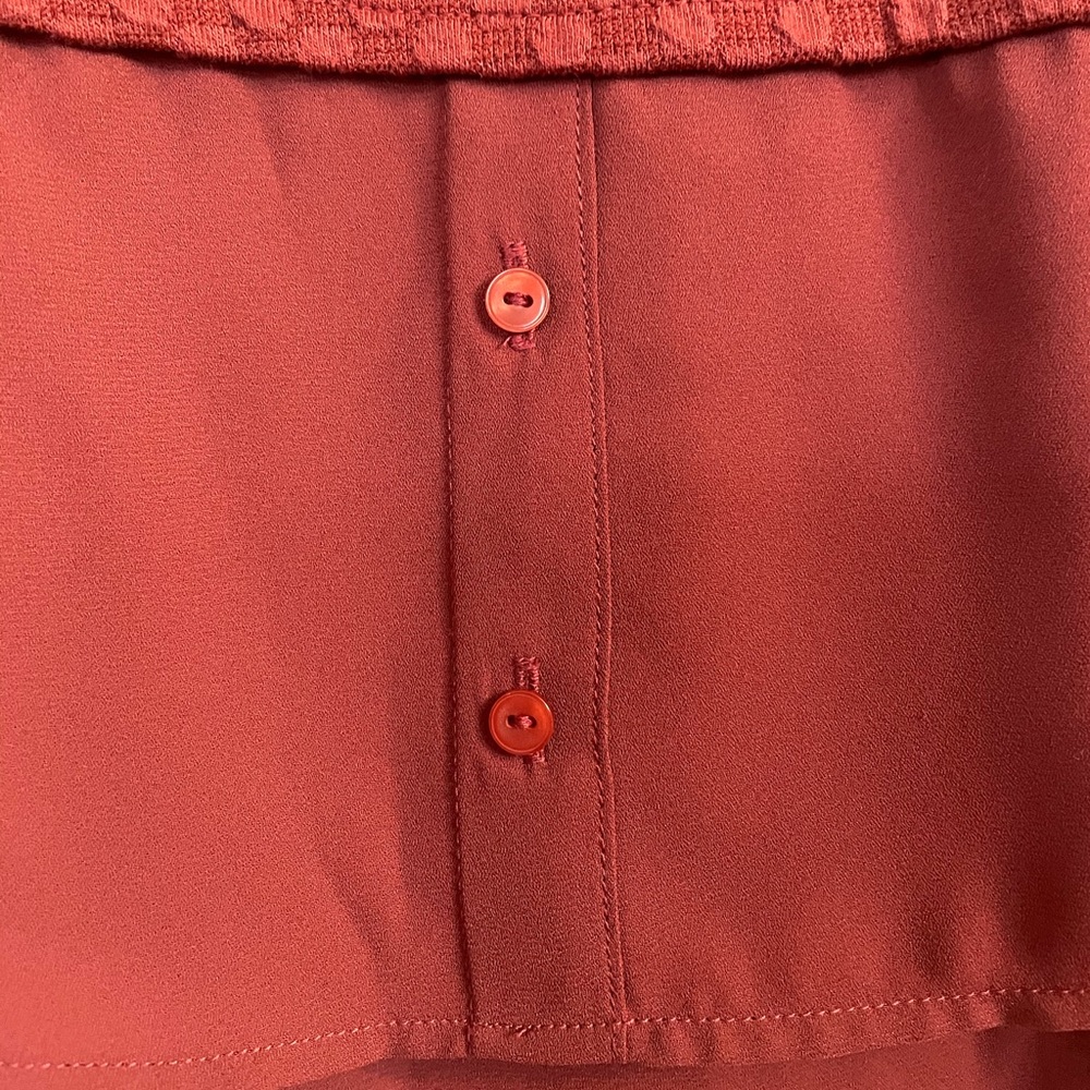 Elle Ruffle Neck Layered Sweatshirt - Picture 10 of 13